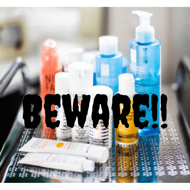 beware of skincare chemicals