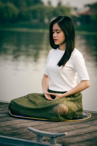 Panchakarma treatment at home meditation picture